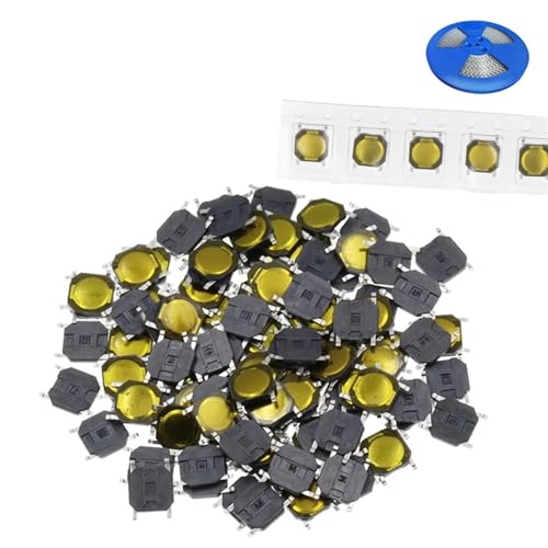 Micro interruptor SMD 4x4x0.8mm de botón táctil de 4 pines DC12V en bolsa de 100 2