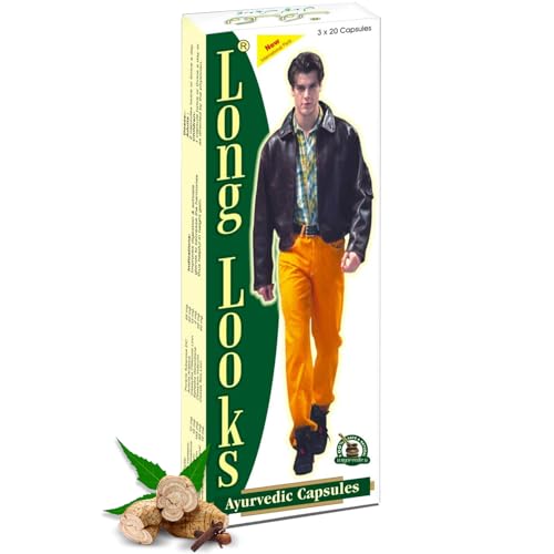 Image of long looks capsules | Ayurvedic Capsules | 60 Capsules