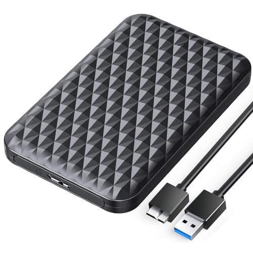 Image of 320GB High-Speed Ultra Slim Portable External Hard Drive - USB 3.0, Compatible with PC, Mac, Laptop, PS4, iPad, Tablet, Mobile (Black) - 1 Year Warranty