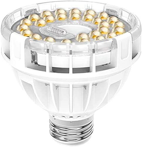 Facile da usare: la lampada per coltivazione con maggiore differenza di fascio produce una distribuzione irregolare della luce quando non sono presenti paralumi. Rispetto a questo, ogni lampada per piante SANSI con un angolo di illuminazione uniforme di 60° e una lente di alta qualità produce una luce direzionale rivolta verso le piante per evitare la perdita di luce. La lampada non richiede paralumi ed è compatibile con l'attacco E27, facile da usare.