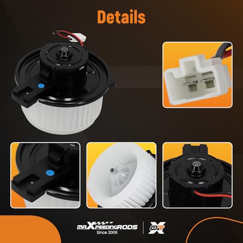 Image of maXpeedingrods HVAC Blower Motor with Fan Cage 700296 Fit for Mazda 3 2014-2017 CX-5 2013-2016, AC Heater Blower Motor Replaces # KD4561B10 GHP961140 PM4106 MA3126109