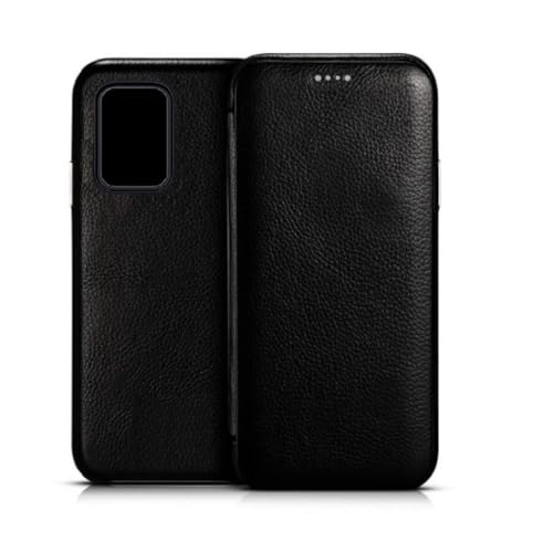 Image of WHITBULL Smart Magnetic Closer Flip Cover Compatible with Motorola Moto Edge 50 Fusion 5G (Black)