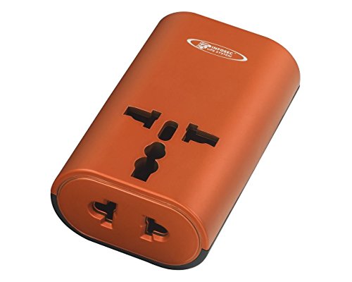 Infosec 61514 K2 - Adaptateur de Voyage, Orange Cover