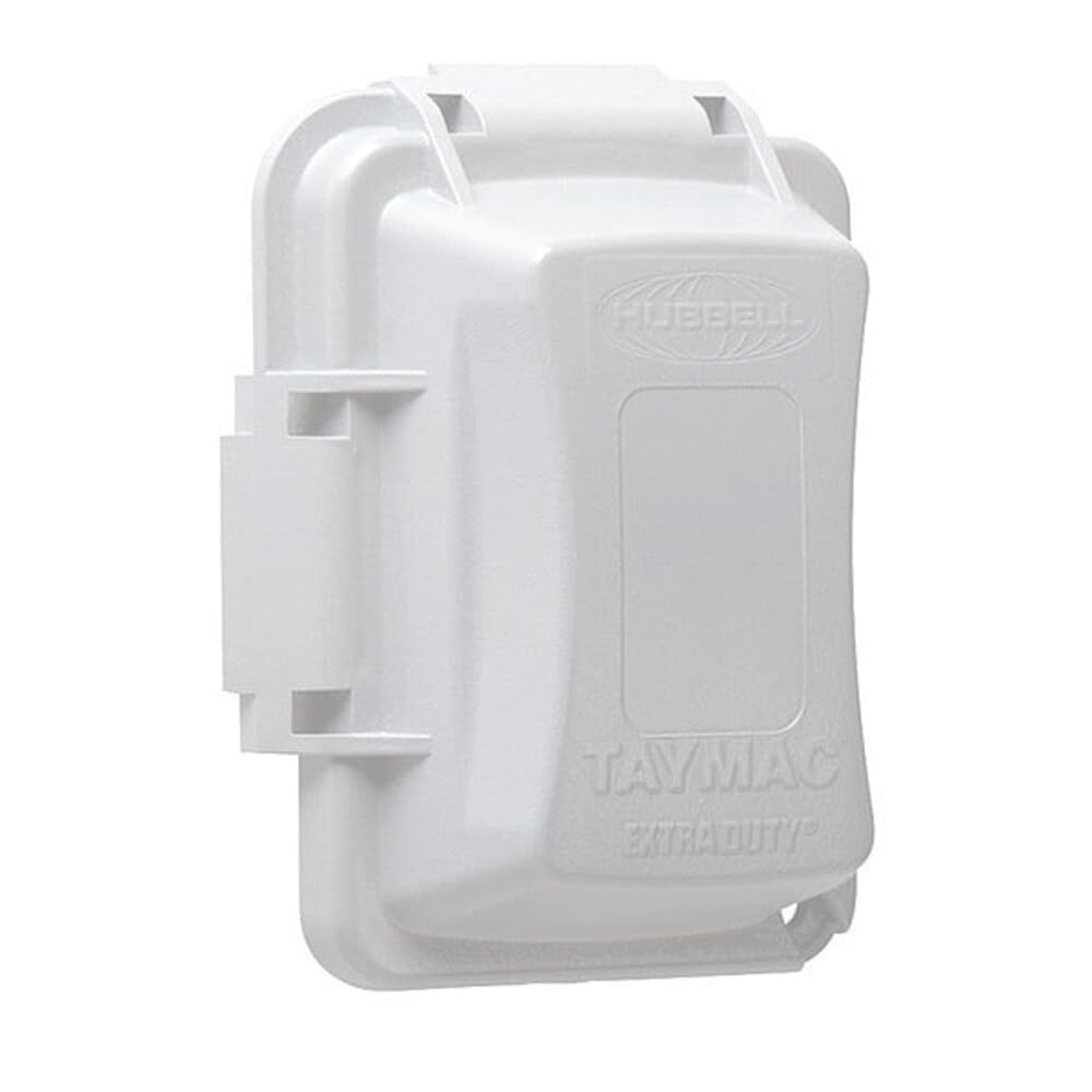 TayMac MM720G 1-Gang Horizontal or Vertical Weatherproof Jumbo Extra Duty While in Use Cover , Gray