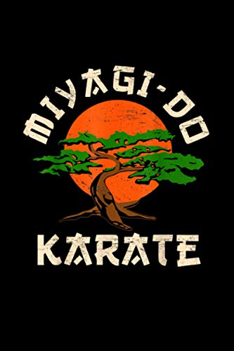 Vintage Miyagi-Do Karate Bonsai Tree Notebook 114 Pages 6''x9'' Blank lined