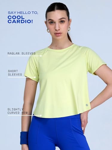 Image of CAVA Overlap Tee for Women | Split Back Mesh Design, Moisture-Wicking, 4-Way Stretch, Anti-Odour, Quick Dry | Activewear T-Shirt
