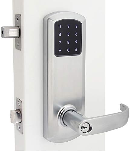 Prodigy SmartLock MaxSecure Interconnect Commercial Grade 2 Lock with RFID Keyless Entry (Right Hand 5-1/2”, Satin Chrome)