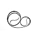 SING F LTD 42“ Carriage Drive Belt with Pulley Compatible with HP DesignJet 500 500PS 510 800 800PS 815 820 C7770-60014 Printer Transfer Belts Printer Accessories