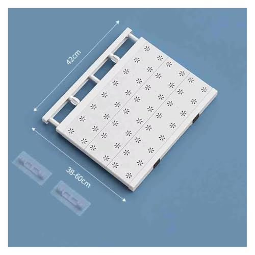 Estante de armario telescópico para ordenar ropa y zapatos en vestidores pequeños 4