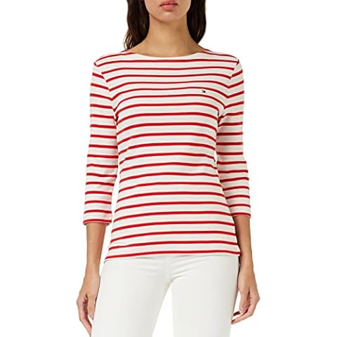 Tommy Hilfiger Damen Langarmshirt Slim Cody Basic Cover