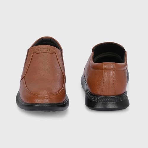 Image of Centrino Men's Formal Shoes | Elegant Slip-On Derby for Business & Casual Wear | Premium Craftsmanship for a Stylish & Sophisticated Look | Cushioned Insole for All-Day Comfort & Support