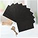 PRETYZOOM Vintage Photo Frame Craft Paper Frames with Clips for Hanging Pictures for Home Decor and Special Events All Black Design