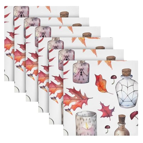 Set de 6 servilletas de tela multicolor 20x20 pulgadas miniatura 2