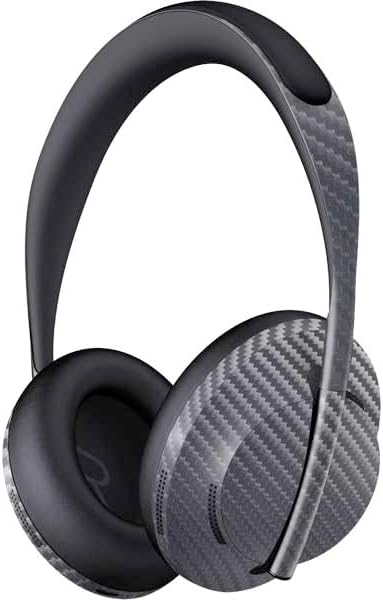 Skinit Decal Audio Skin Compatible with Bose Noise Cancelling Headphones 700 - Silver Carbon Fiber Specialty Texture Material Design
