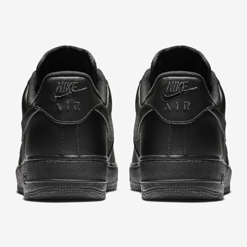 Image of Nike Air Force 1 '07 Men's Shoes (CW2288-001, Black /Black) Size 4.5