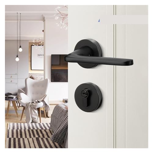 Serrure de Porte Chambre Poignée Facile à Installer Sans Bricolage Complexe - 3