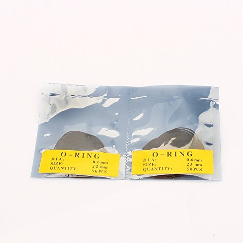 Yosoo 950pcs OWatch Back Gasket RubberWashers Set Watch Gaskets kit Replacement O-Rings for Watch Backs Size 12-30 mm, 0.6 mm