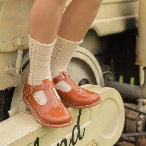 Image of Felix & Flora Toddler Little Girl Mary Jane Dress Shoes - Ballet Flats for Girl Party School Shoes