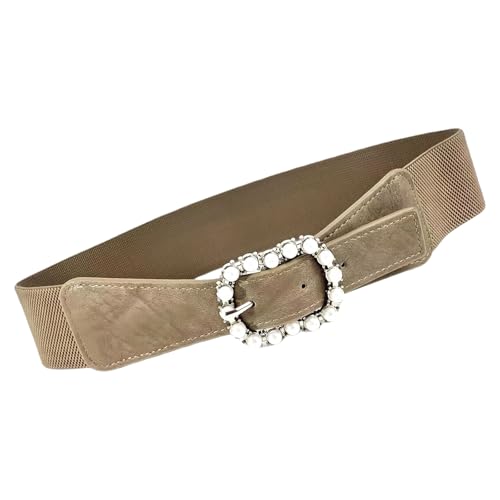 UncleS Vintage Pearls Buckles Waistband Party Fashion Belt Adjustable Waist for Leisure or Business Wear Vintage Waist