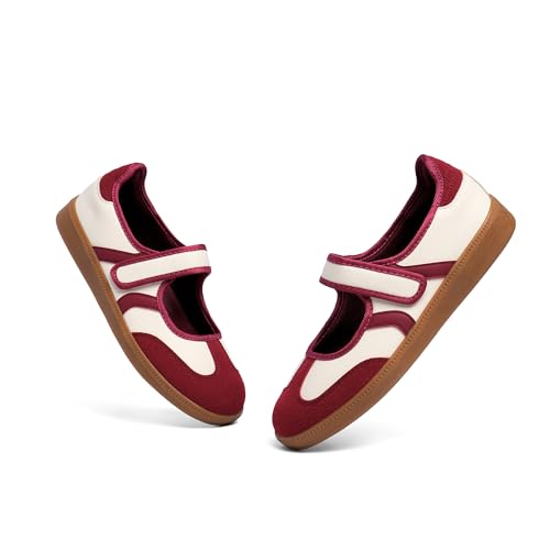 Image of Tigeridea Sneakers for Women Comfortable Business Casual Tennis Shoes Lightweight Slip on Footwear Women's Fashion Retro Sneakers