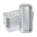 DONSIQIZZ Drip Pans for Weber SmokeFire EX4 EX6 EPX6 Summit & Genesis II 400 600 Series Grill, Disposable Grease Tray Liner for Weber 28 36 Inch Griddle Heavy Duty Aluminum Foil 20 Pack