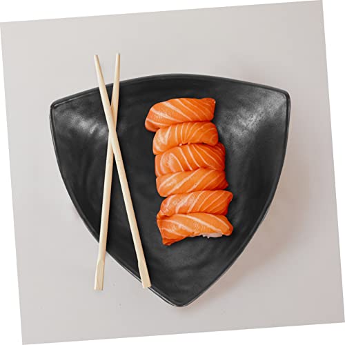 Plato decorativo para sushi LIFKOME Melamina negro miniatura 7