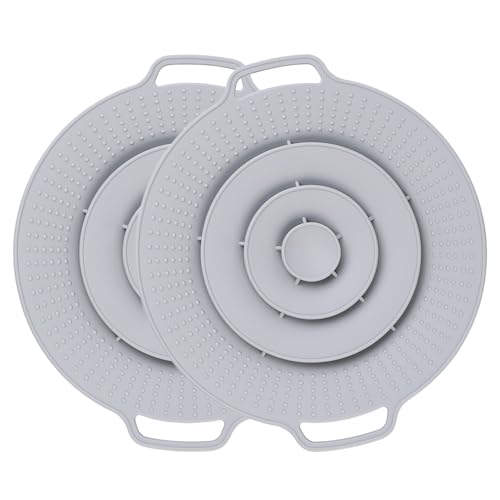 ✅【Non bollire】: con il coperchio in silicone, avete la soluzione ottimale e sicura per evitare in modo affidabile che l'acqua di riso, patate o pasta bolla in futuro.