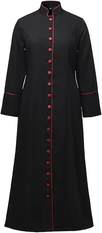 BLESSUME Women Choir Roman Cassock Robe Clergy Pulpit Liturgical Vestment Robe
