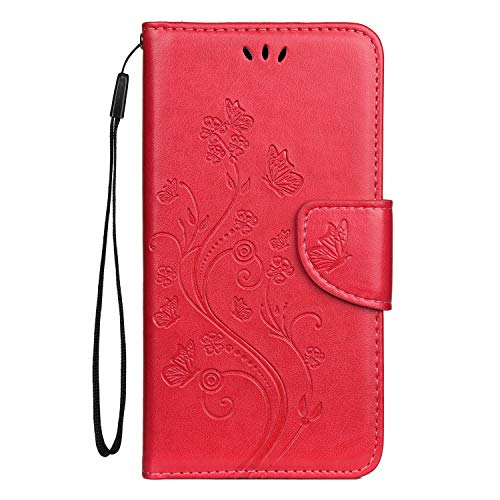 Capa carteira para iPhone 13 Mini, capa durável para iPhone 13 Mini 5,4 polegadas, capa magnética de