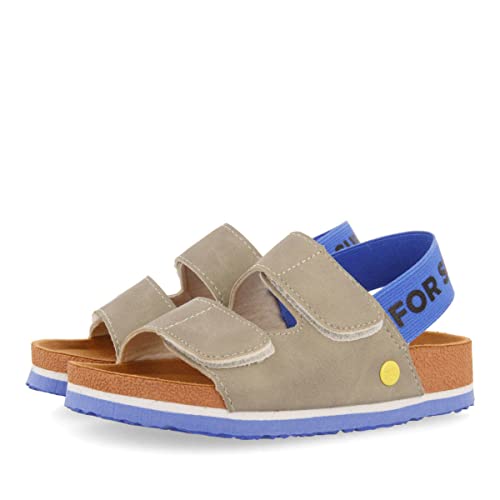 Sandales style bio cuir avec semelle ergonomique pour garçon Courgis