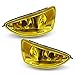 Fog Lights Fit for 2004 2005 Honda Civic 2/4DR Fog Lamps Replacement with Wiring Harness Switch Kit Amber Lenes