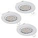 Produktbild EGLO Einbauleuchte, Stahl, 5 W, weiss, 3 Einheiten