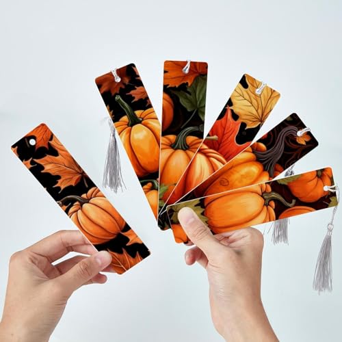 Marque-pages feuilles d érable et citrouille pour ne plus jamais perdre votre page