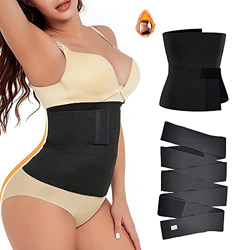 Tiktok Snatch Me Up Bandage Wrap, FOCHRETEK Quick Snatch Bandage Wrap Lumbar Waist Support Trainer Women Slimming Tummy Wrap Belt Invisible Wrap Waist Trainer Back Braces Postpartum Recovery Women