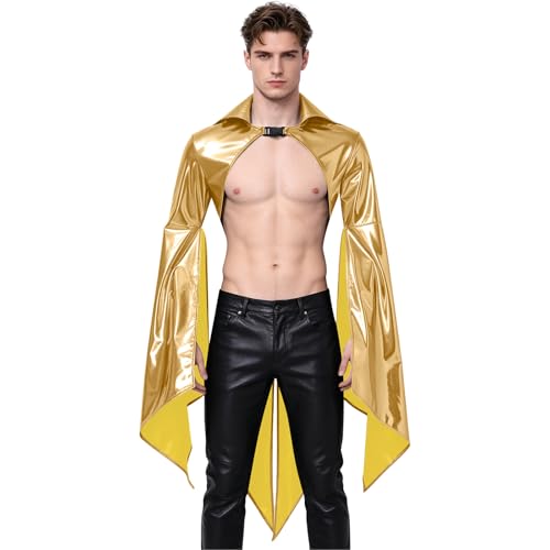 Harnais de corps en cuir Saint Valentin avec cape médiévale homme