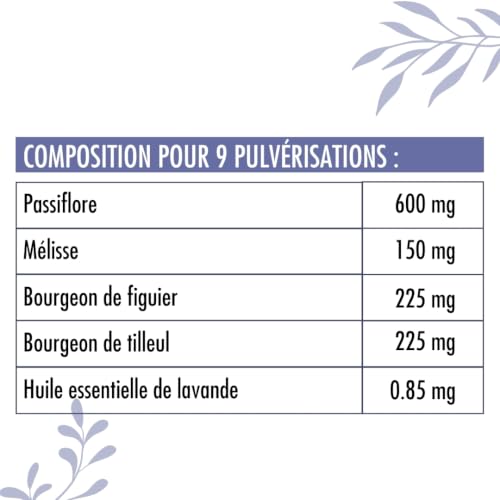 Nutrivie Spray SOS Stress Bio, Spray Sublingual 20 ml, Passiflore, Mélisse, Lavande, Figuier, Tilleul, Sans Gluten, Relaxation Immédiate – vue 6