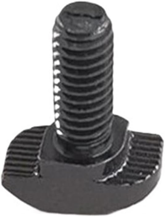 20 Pcs Black 2020 3030 4040 4545 European Standard T Bolt Flange Nut M5 M6 M8 T Screw Aluminum Profile Screw(30-6x16mm)