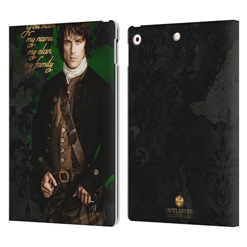 Head Case Designs Officially Licensed Outlander Jamie Portraits Leather Wallet Case Compatible with Apple iPad 10.2 2019/2020/2021