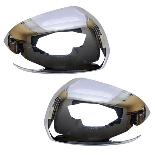 Garniture porte rétroviseur Hyundai Santa Fe 2019-2023 carbone argent