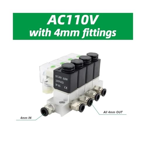 Électrovanne pneumatique 110V pour stopper les fuites d'air comprimé - 3
