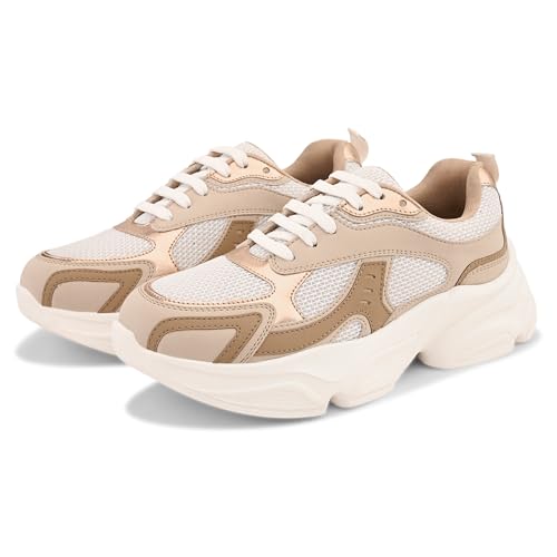 Image of Centrino Women Sneaker | Cushioned Insole for Comfort | Stylish Lace-Up Design | Perfect for Casual Outfit for Ladies (9493)