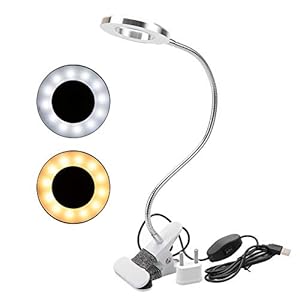 Lampada di bellezza a LED, lampada da scrivania per lampada da tatuaggio con fascetta, per estensioni ciglia manicure per sopracciglia tatuaggio