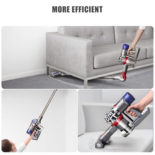 Image of Designed for V8 Battery Replacement 21.6V 8.0Ah Compatible with Dyson Animal Battery Replacement Motorhead V8 Fluffy SV10 Carbon Fiber Vacuum Cleaner