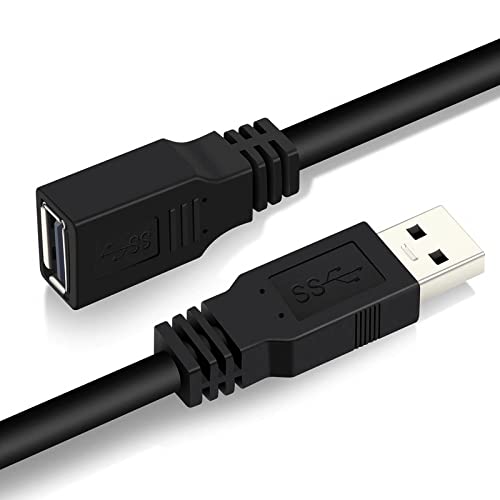 TECH-X 16 FEET USB Extension Cable Type A Male to Female Extension Cord USB Extender Fast Data Transfer Compatible with LED/LCD HDTV, Pen Drive,Keyboard,Mouse,Flash Drive, Hard Drive, Webcam-5M,Black (B09KXRLF5H) Amazon Price History, Amazon Price Tracker
