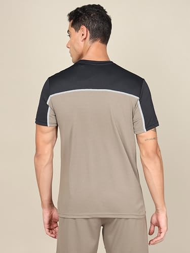 Image of TECHNOSPORT Men's Polyester Slim Fit Active T-Shirt - (MTP706 P) Pack of 1