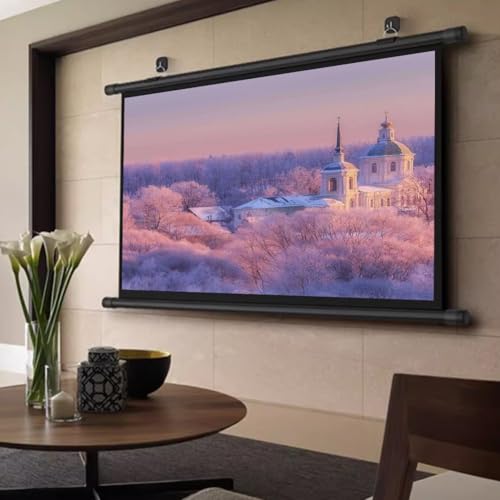 Pantalla Manual de Proyector 72" 16:9 LLJMA miniatura 2