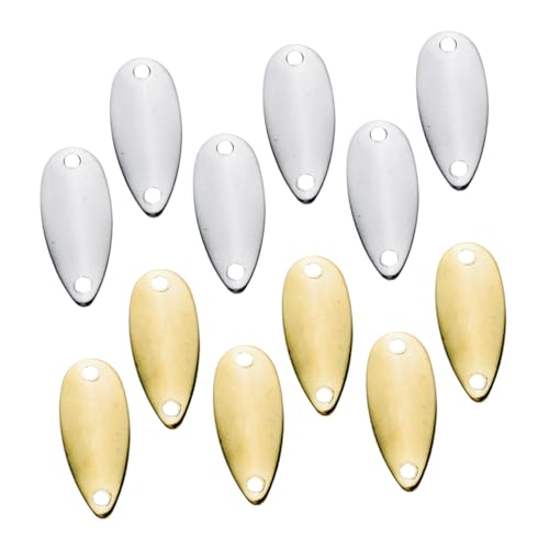 NULYLU 12 Piezas Señuelo Cebo Prácticos Cebos Falsos Pequeños Cebos Falsos Señuelo De Pesca De Lubina Herramienta De Pesca Equipo De Pesca Profesional Cebo De Pesca Aleación De Aluminio