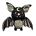 Anaike Adorable poupée chauve-souris en peluche brodée douce pour anniversaire, Noël pour enfants, garçon, fille, adulte (noir, 30 cm)