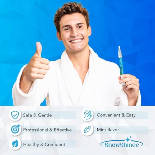 Image of Teeth Whitening Essence Pen: Tooth White Gel for a Beautiful Smile Night and Day - Advanced Whitener Refill - Instant Stain Remover, Easy for Sensitive Teeth Care 50+ Uses (0.1 Fl Oz (Pack of 2))