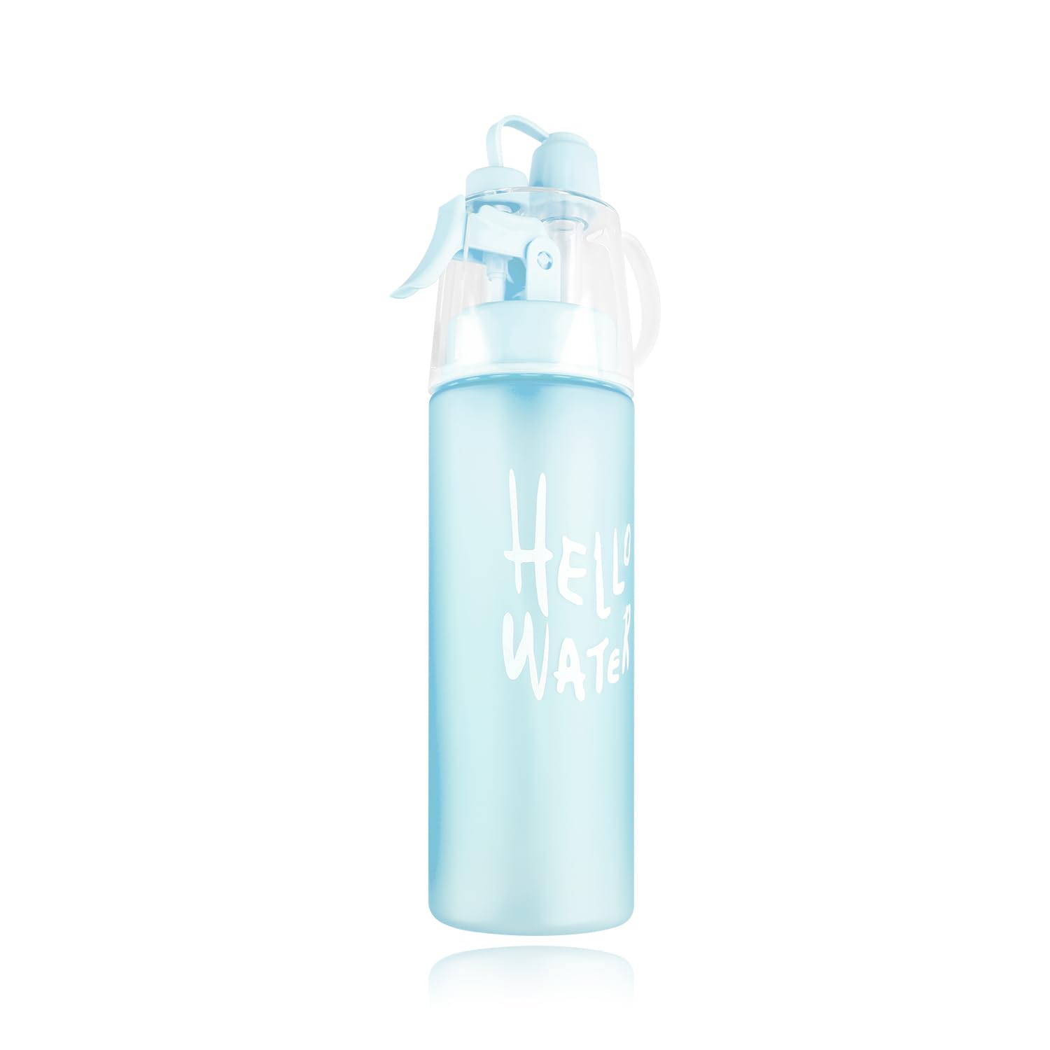 Hopzab 580ml Misting Spray Water Bottle, Dual-Function Hydration and Cooling, for Outdoor Sports and Fitness Enthusiasts